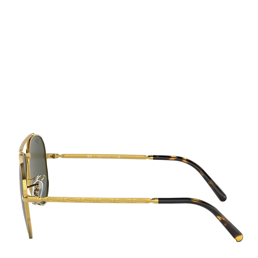 Ray-Ban RB3625 135 58 New Aviator Sunglasses Legend Gold / Green - Image 4