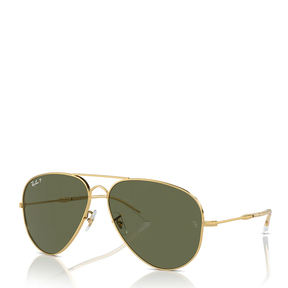 Ray-Ban RB3825 001/31 58 Old Aviator Sunglasses Gold - Image 2