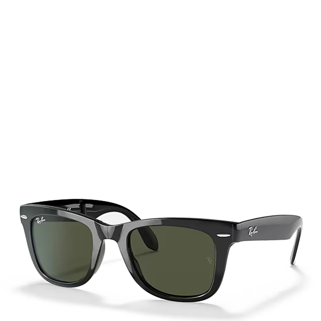 Ray-Ban RB4105 601 501 Wayfarer Folding Classic Sunglasses Polished Black - Image 2