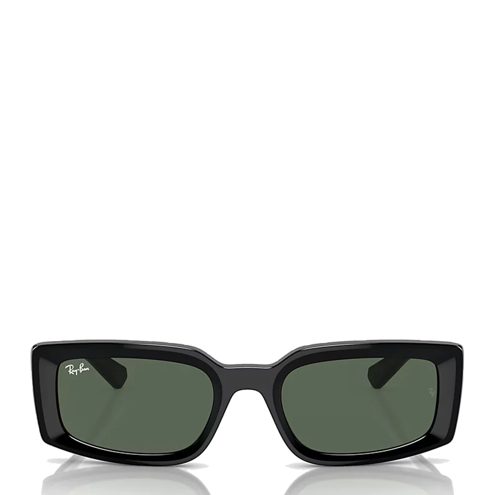 Ray-Ban RB4395 667771 54 Kiliane Sunglasses - Black / Dark Green Lens