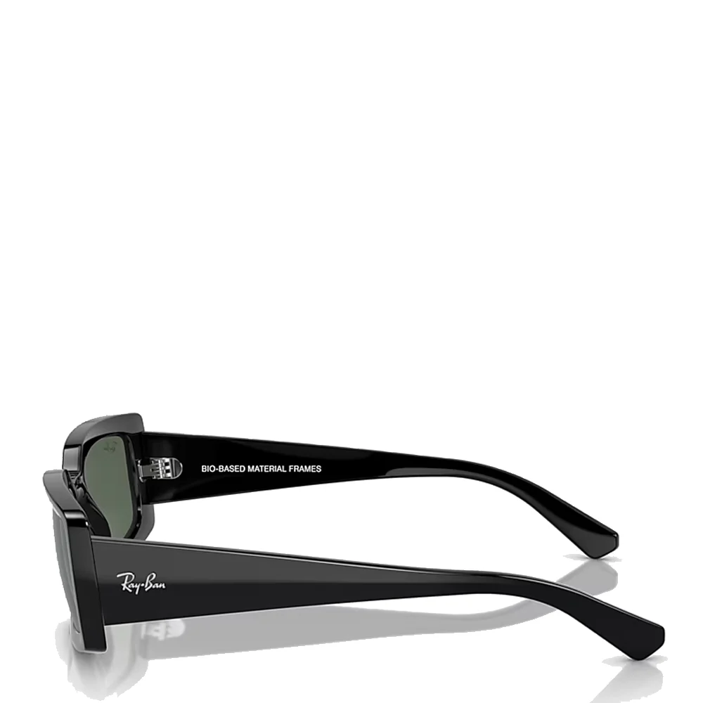 Ray-Ban RB4395 667771 54 Kiliane Sunglasses - Black / Dark Green Lens - Image 3