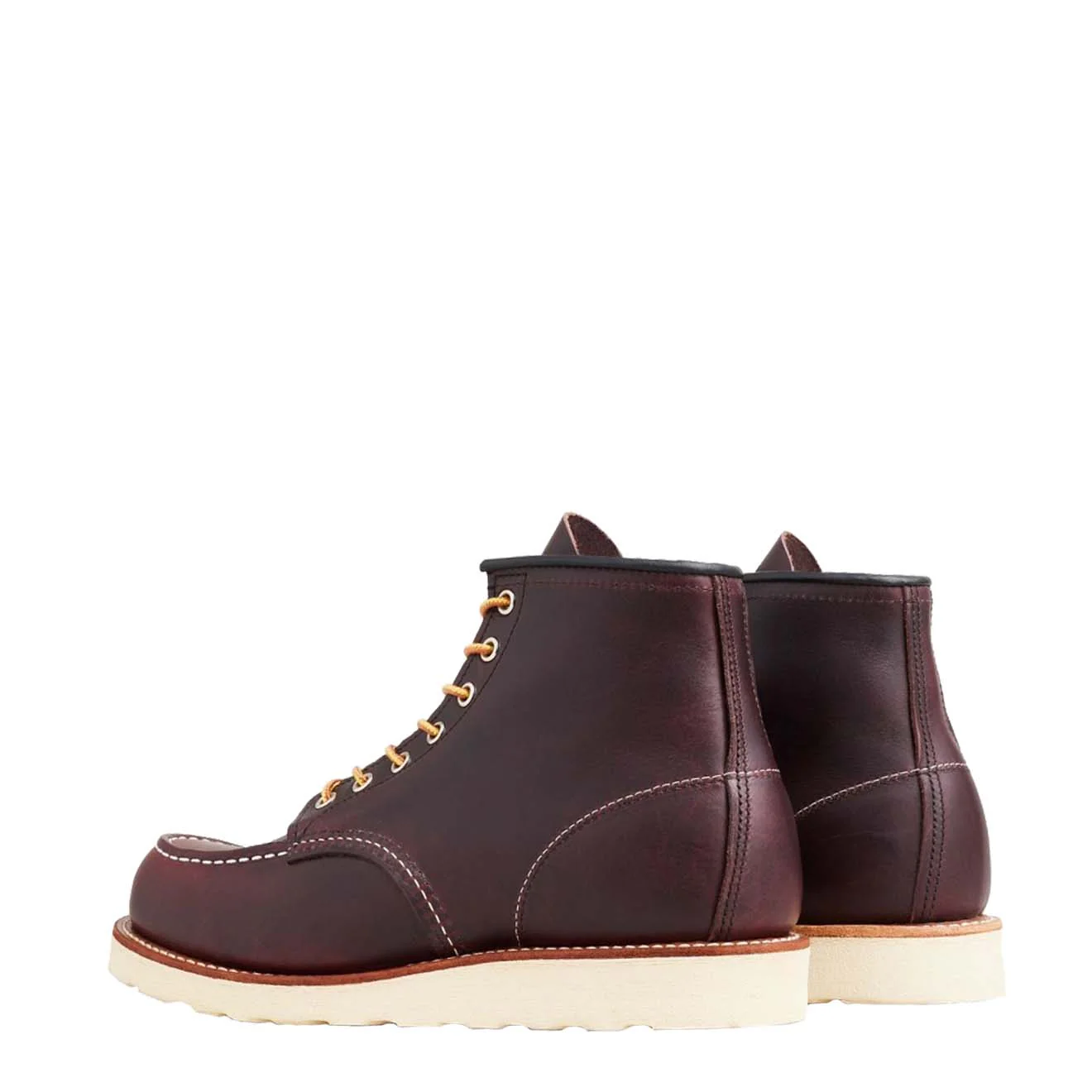 Red Wing 6-Inch Classic Moc Boot Black Cherry - Image 3