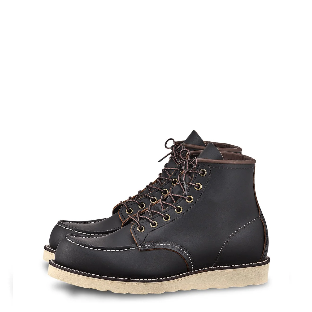 Red Wing 6-inch Classic Moc Boot Black Prairie - Image 6