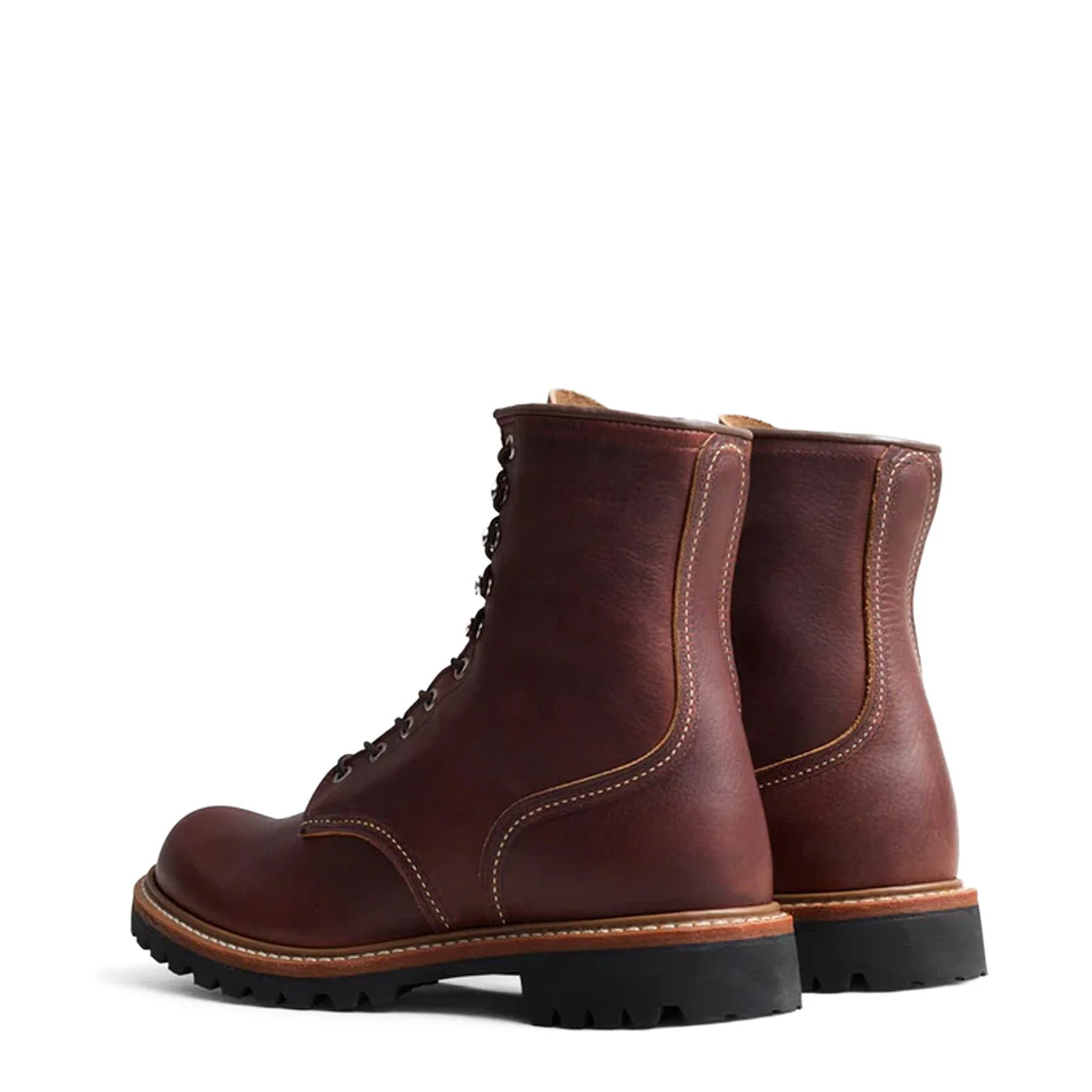 Red Wing 8-Inch Logger Boots Briar Oil Slick - Image 3