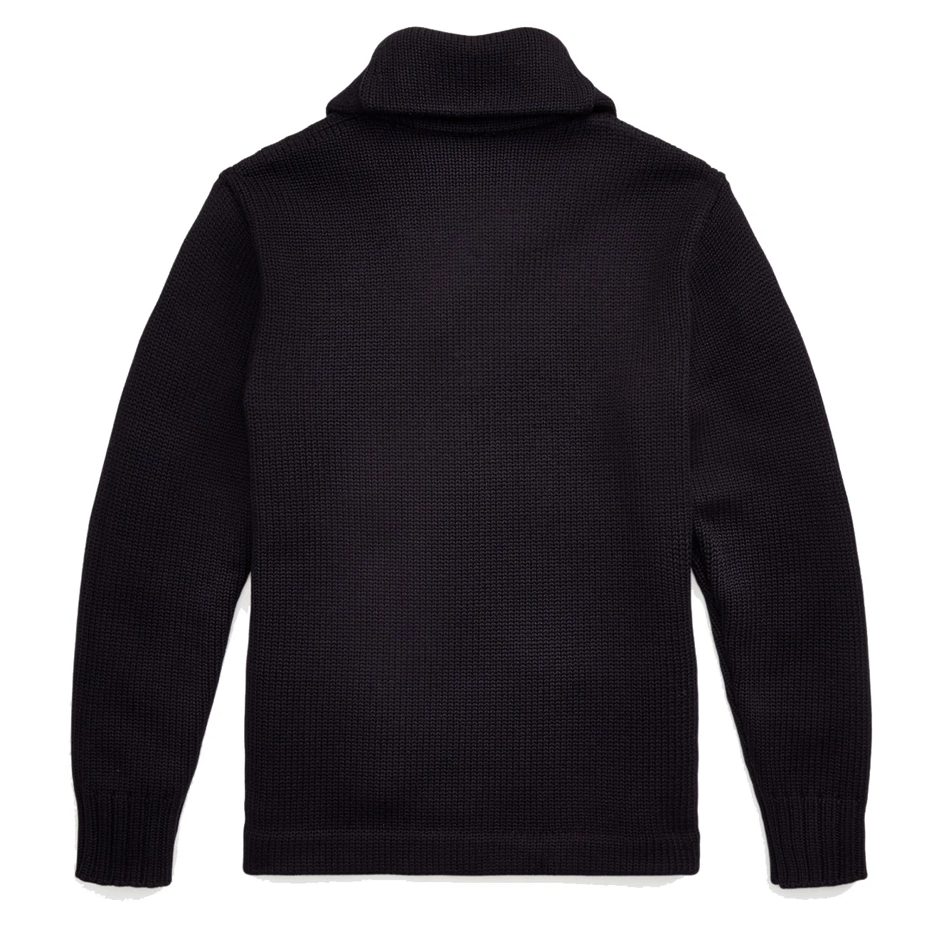 RRL by Ralph Lauren Appliqued Wool Cardigan Navy - Image 2