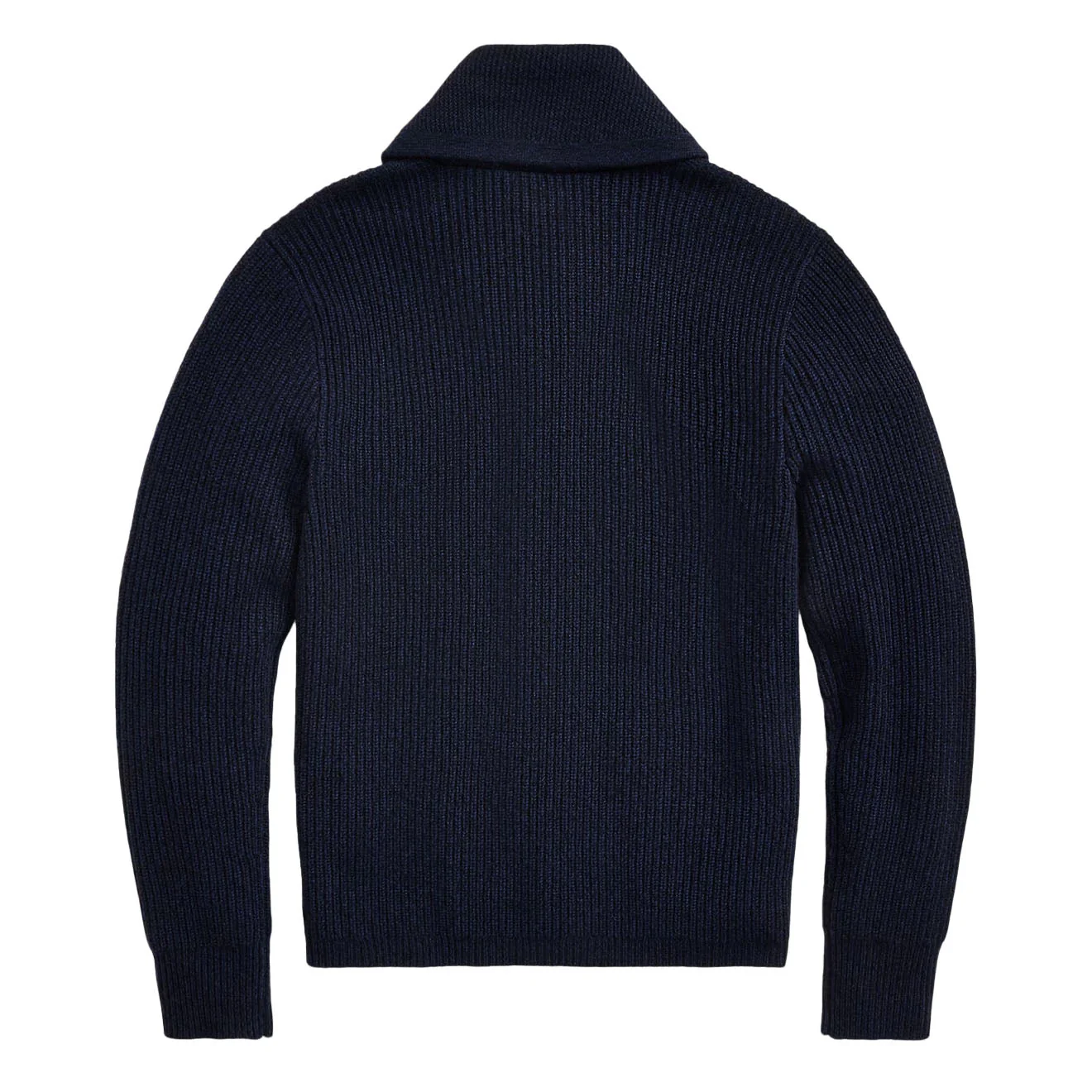 RRL By Ralph Lauren Cashmere Shawl-Collar Cardigan Navy Heather - Image 2