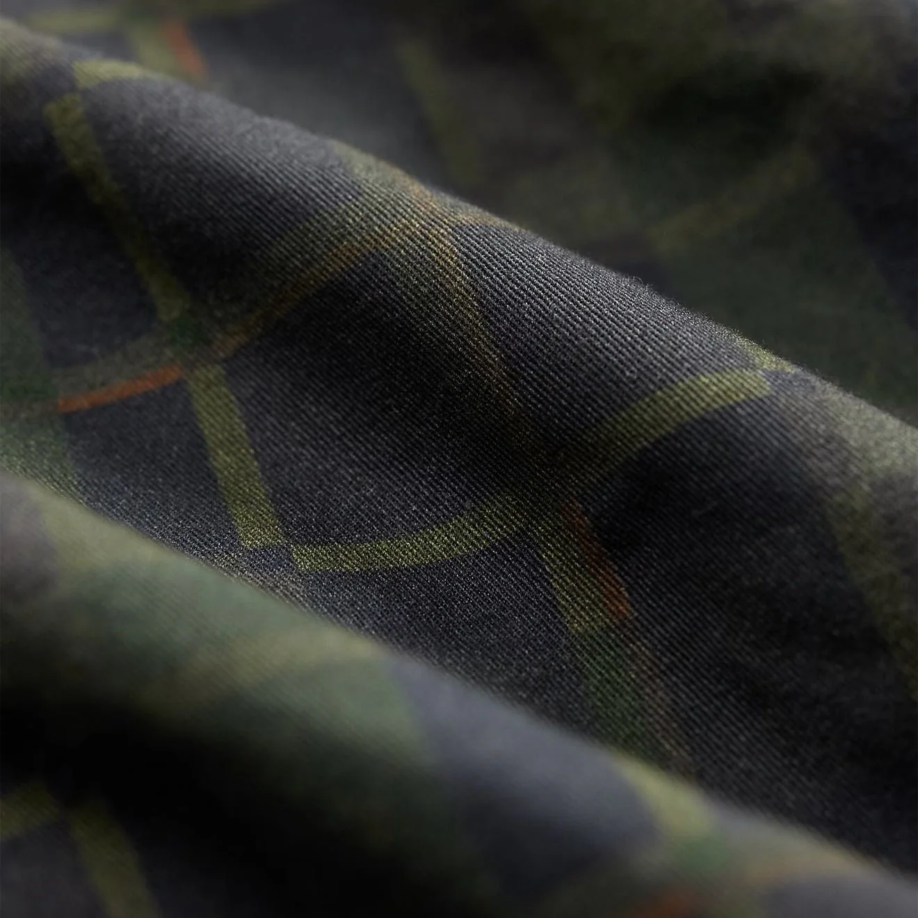 RRL By Ralph Lauren Check Print Oilcloth Jacket Navy Multi Plaid - Image 5
