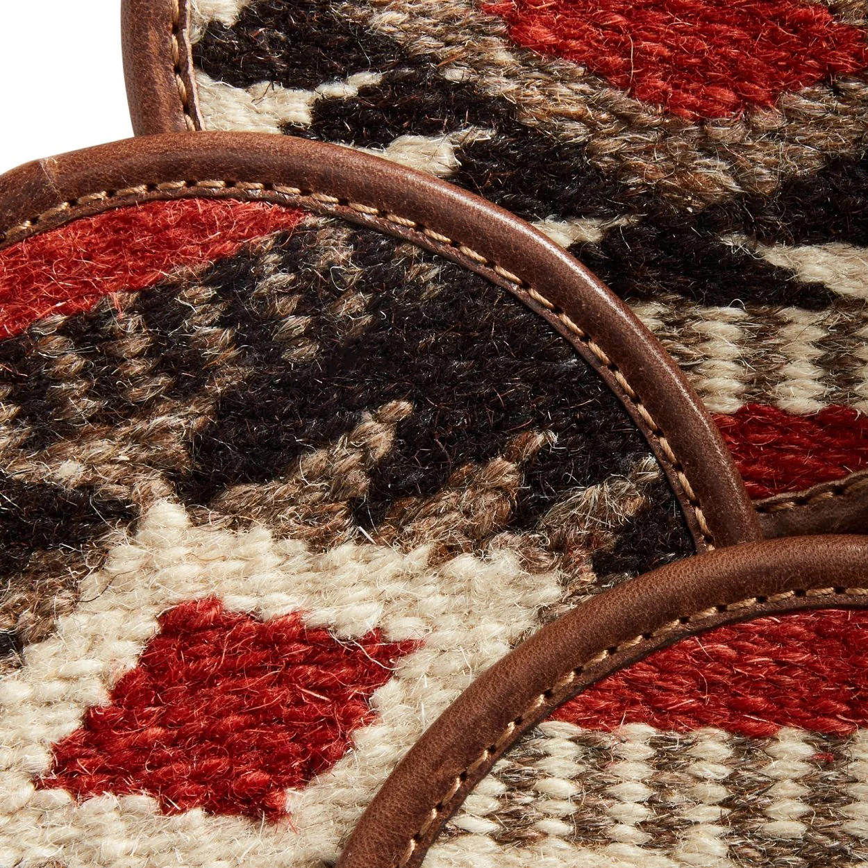 RRL by Ralph Lauren Coaster Set Cream Multi / Brown - Image 4