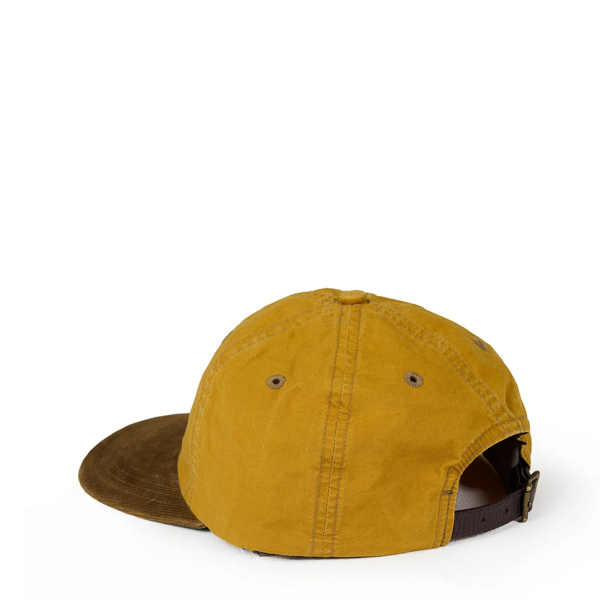 RRL By Ralph Lauren Corduroy Bill Oilcloth Ball Cap Mustard - Image 2