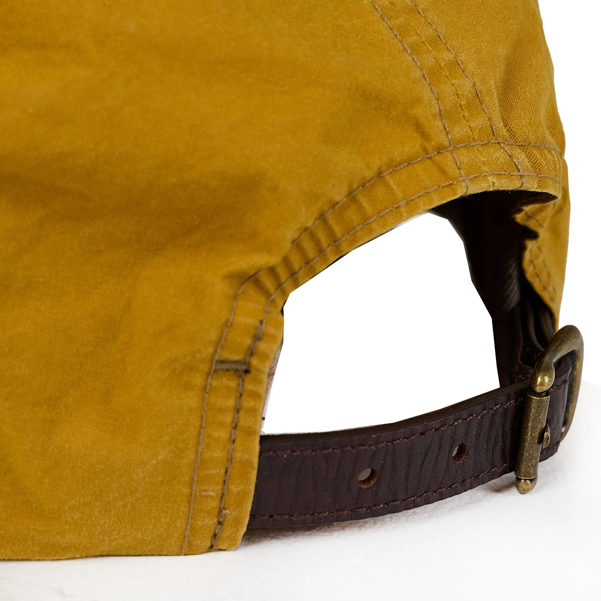 RRL By Ralph Lauren Corduroy Bill Oilcloth Ball Cap Mustard - Image 3