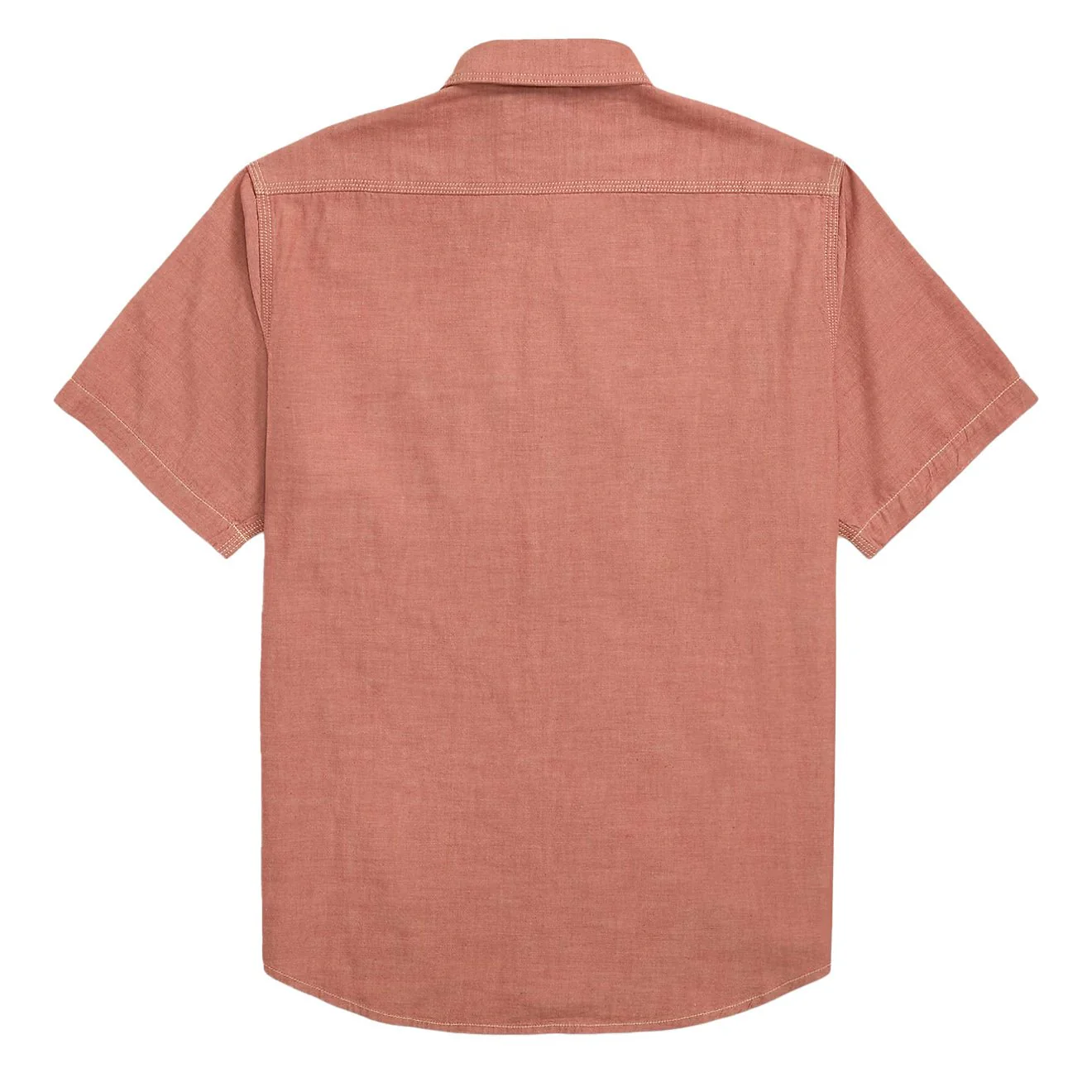RRL By Ralph Lauren Craftsman S/S Short Sleeve Sport Shirt Red - Image 2