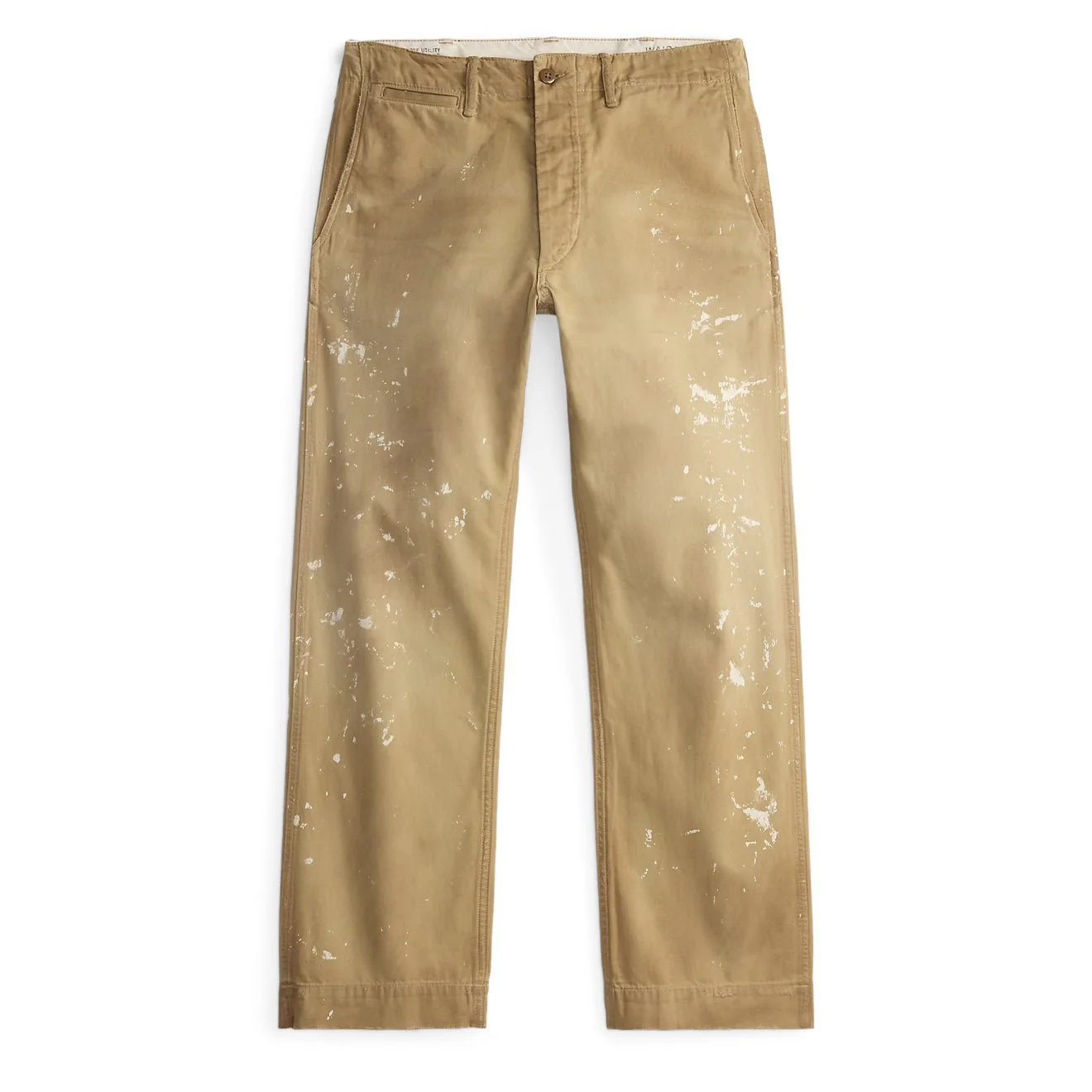RRL By Ralph Lauren Distressed Chino Field Pant New Military Khaki