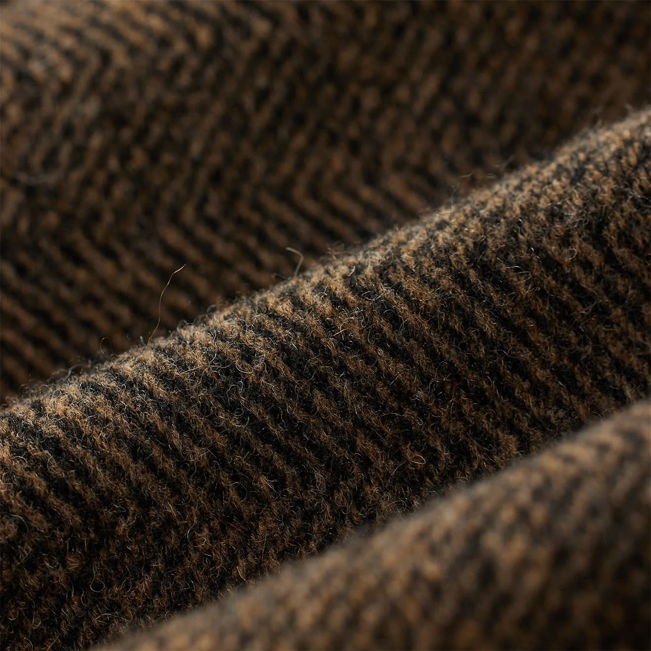 RRL By Ralph Lauren Double Knit Tweed Cardigan Brown / Multi - Image 5