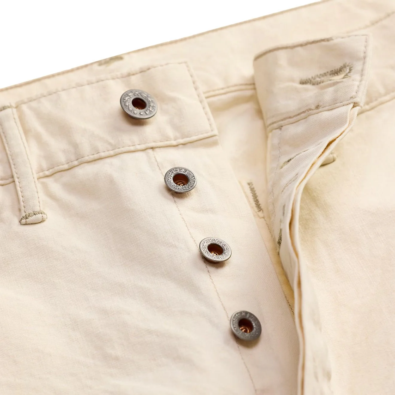 RRL By Ralph Lauren Engineer Fit Canvas Carpenter Pant Seeded Natural - Image 3
