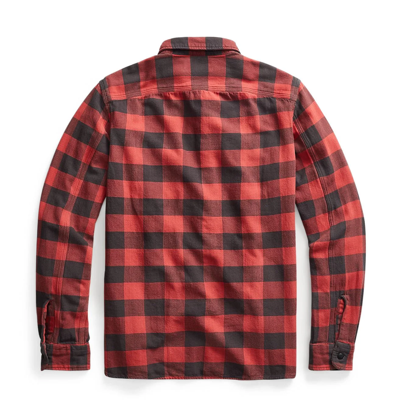 RRL By Ralph Lauren Farrell Long Sleeve Sport Shirt Rl Red Black - Image 2