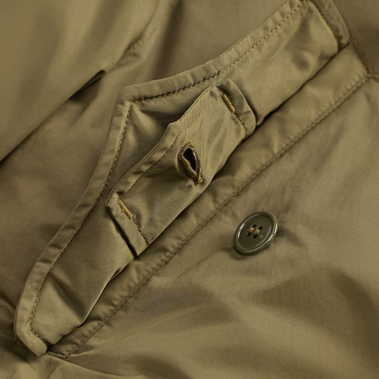 RRL by Ralph Lauren Faux-Fur-Trim Parka Vintage Olive - Image 4