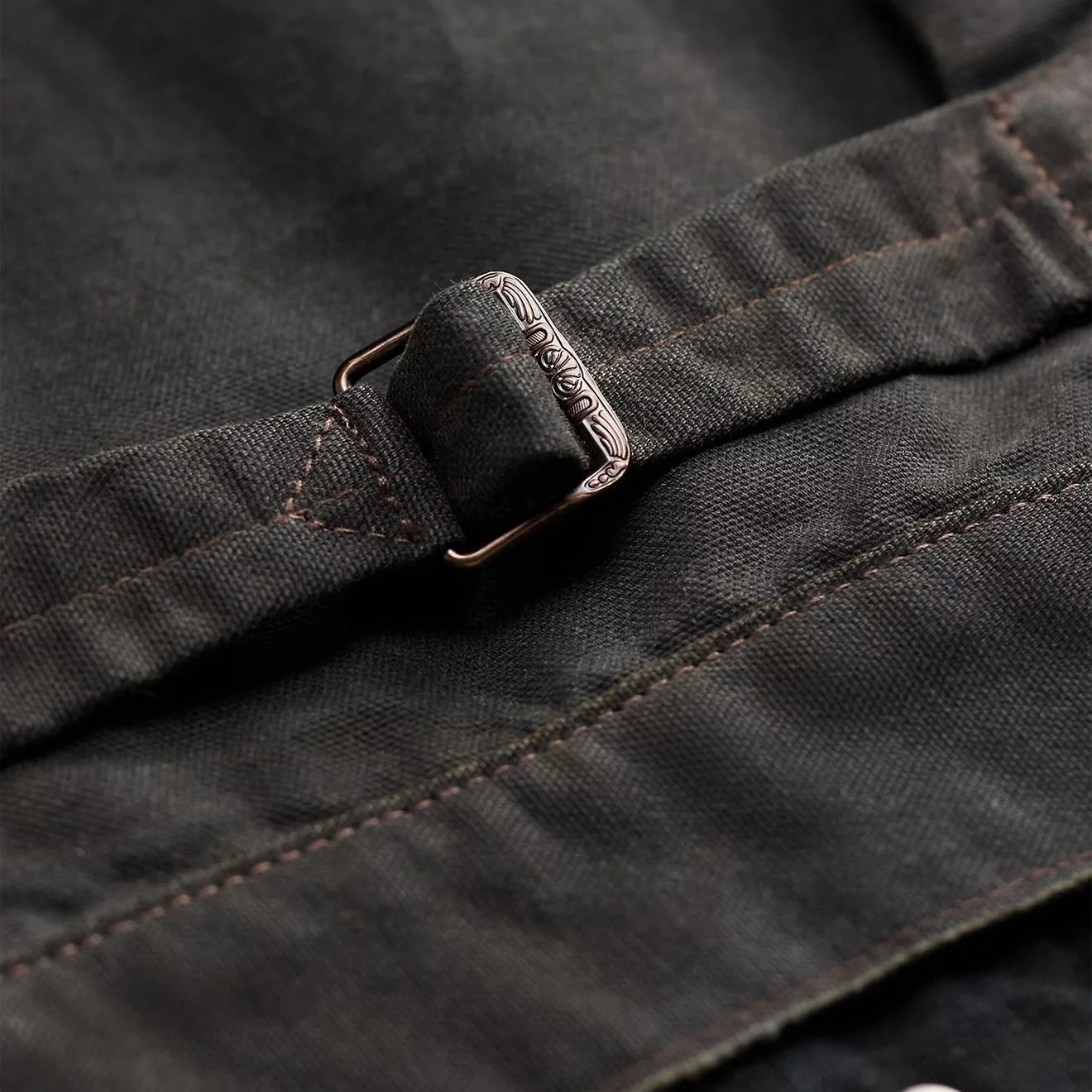 RRL By Ralph Lauren Fleece-Panelled Canvas Jacket Vintage Black / Brown - Image 7