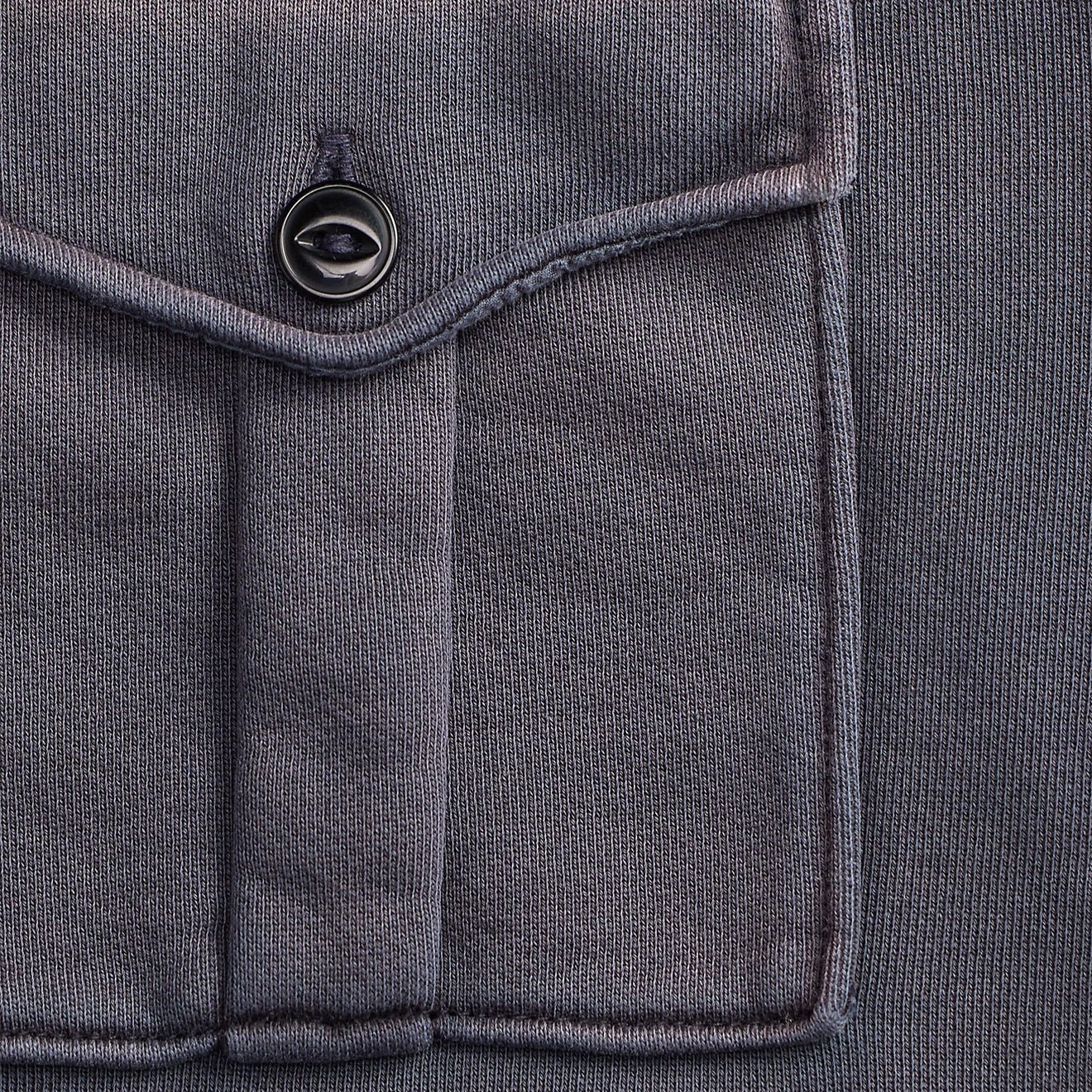 RRL By Ralph Lauren French Terry Graphic Sweatshirt Faded Blue - Image 4