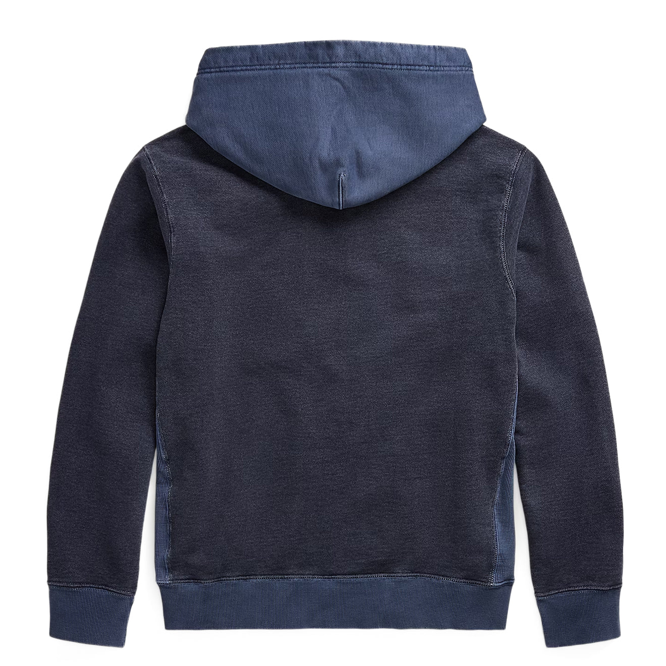 RRL by Ralph Lauren Garment-Dyed French Terry Hoodie Navy Multi - Image 2