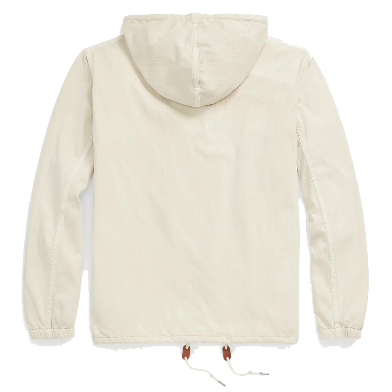 RRL by Ralph Lauren Garment-Dyed Jersey Popover Anorak Cream - Image 2