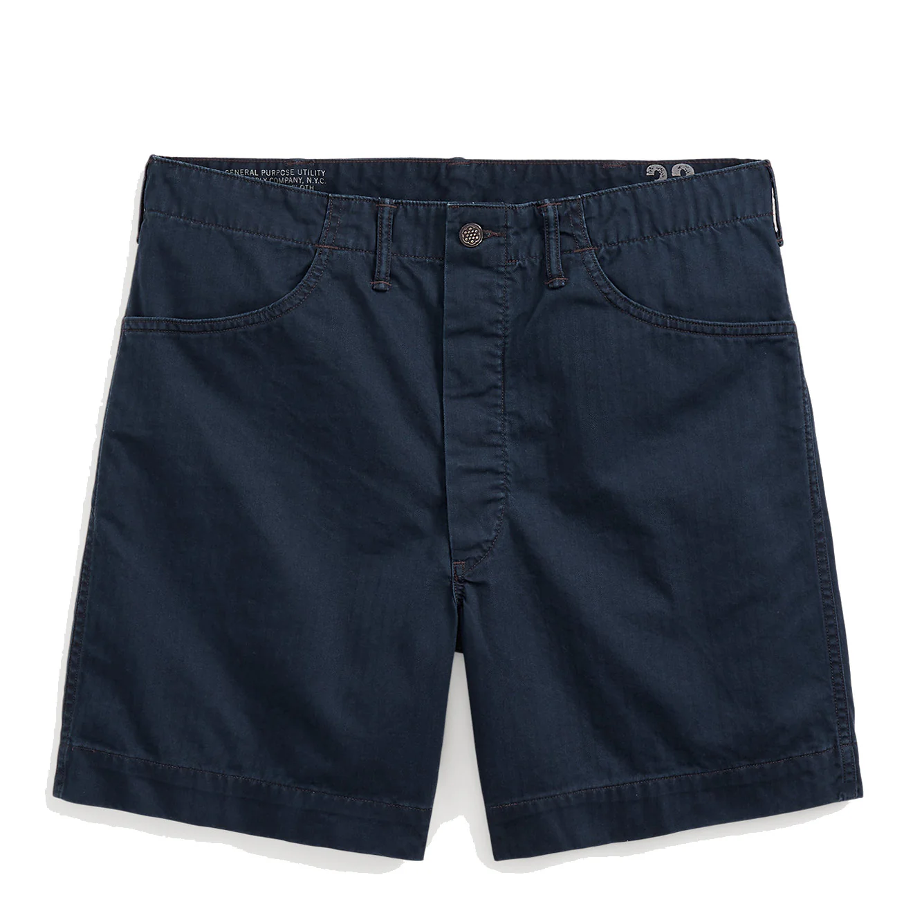 RRL by Ralph Lauren Herringbone Twill Field Short Navy