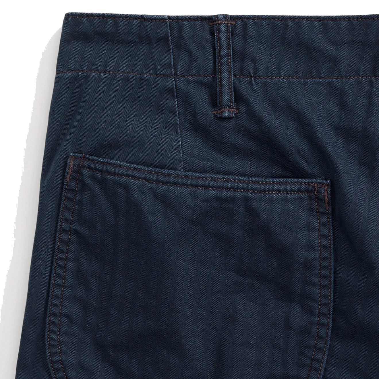 RRL by Ralph Lauren Herringbone Twill Field Short Navy - Image 3