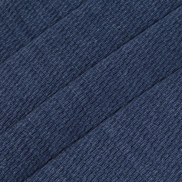 RRL by Ralph Lauren Jacquard-Knit Crew Neck L/S T-Shirt Rinsed Blue Indigo - Image 4