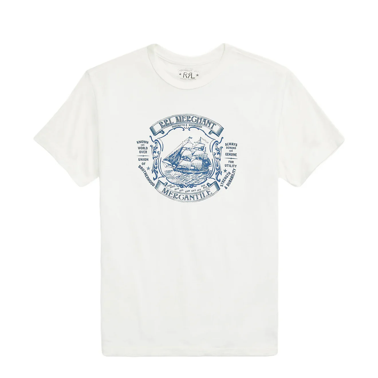 RRL by Ralph Lauren Jersey Graphic T-Shirt Warm White