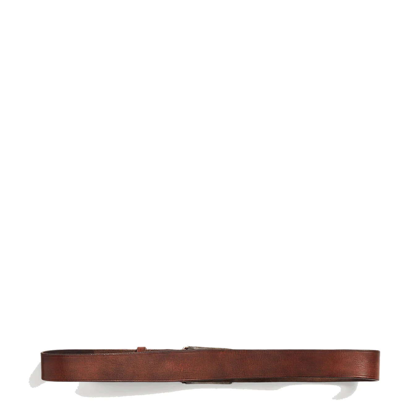 RRL by Ralph Lauren Leather Belt Vintage Brown - Image 3