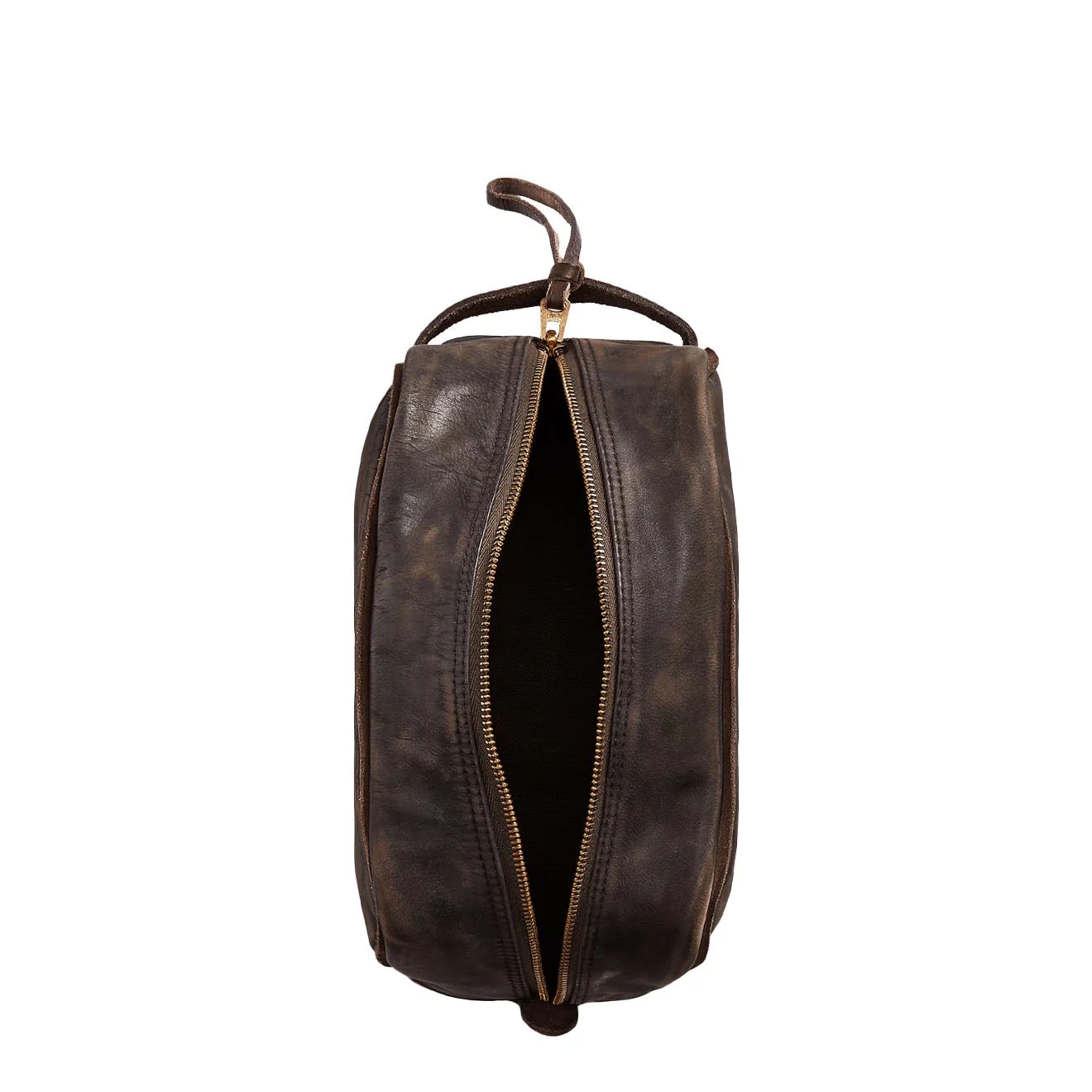 RRL By Ralph Lauren Leather Travel Case Dark Brown - Image 3