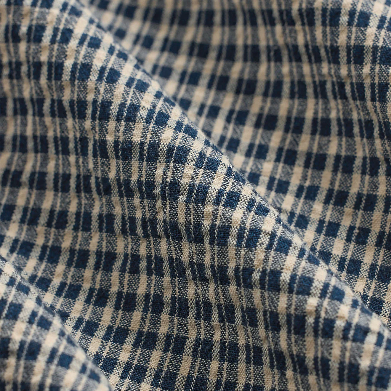 RRL By Ralph Lauren Lee S/S Short Sleeve Sport Shirt Indigo Check - Image 5
