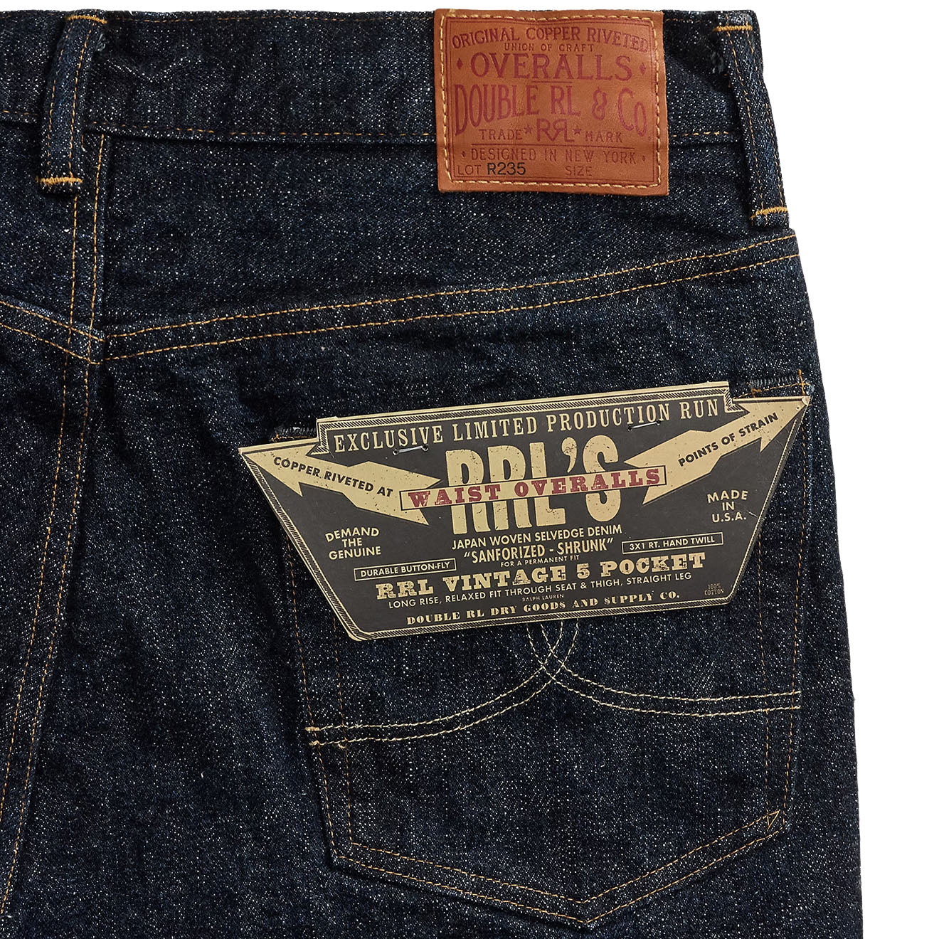 RRL By Ralph Lauren Limited-Edition Vintage 5-Pocket Jean Rinse - Image 4