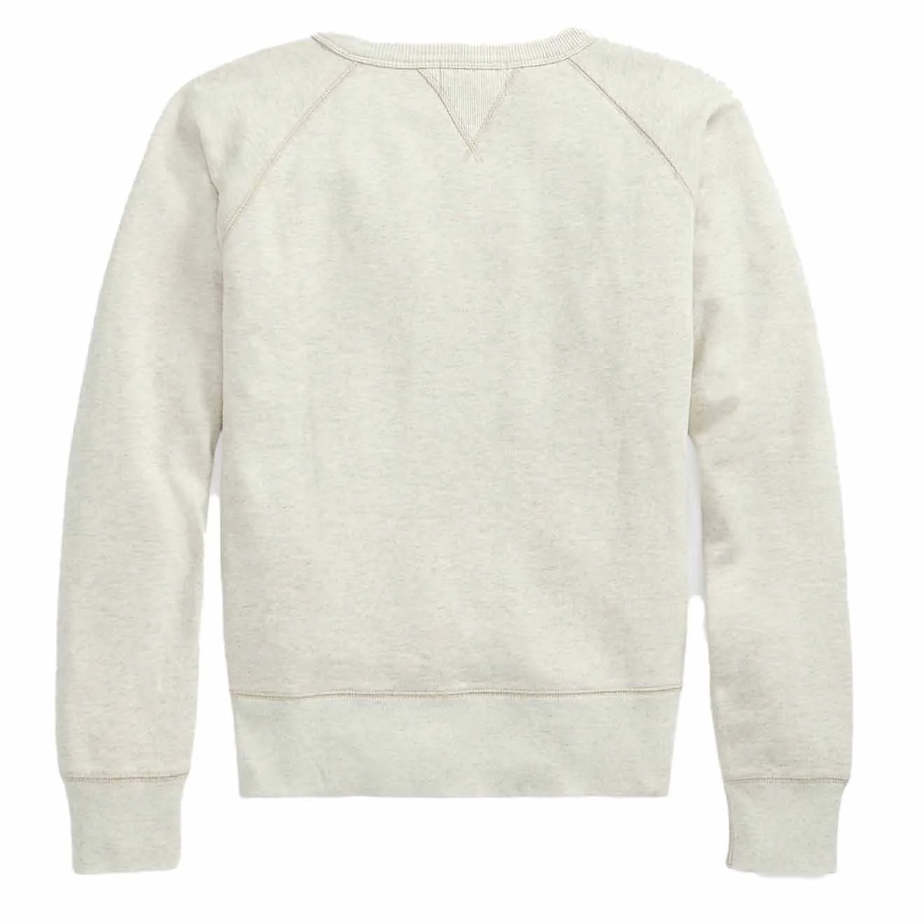 RRL by Ralph Lauren Logo Fleece Pullover Oatmeal Heather - Image 5
