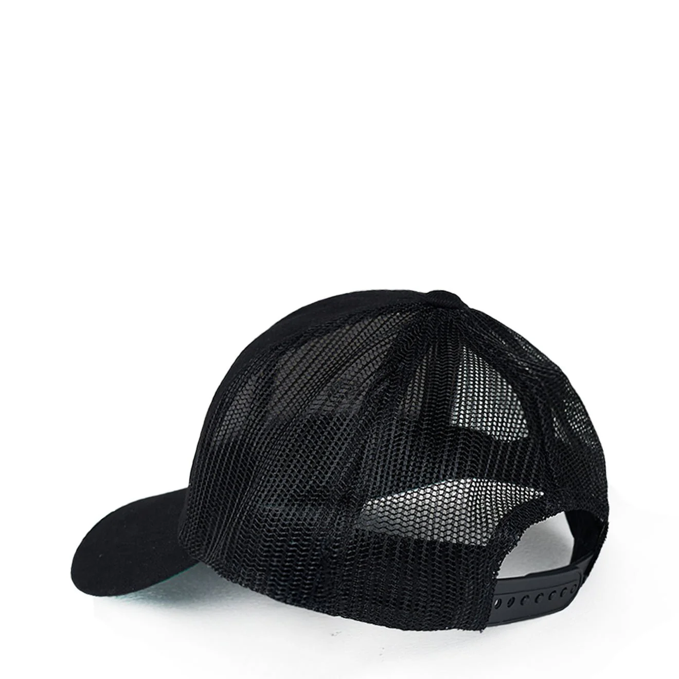 RRL By Ralph Lauren Logo Patch Denim Trucker Cap Black - Image 2