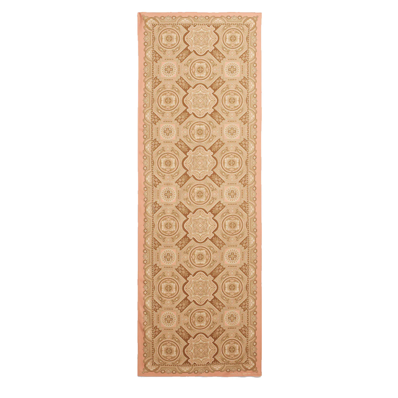 RRL by Ralph Lauren Medallion-Print Cotton Scarf Faded Pink / Cream / Brown - Image 3