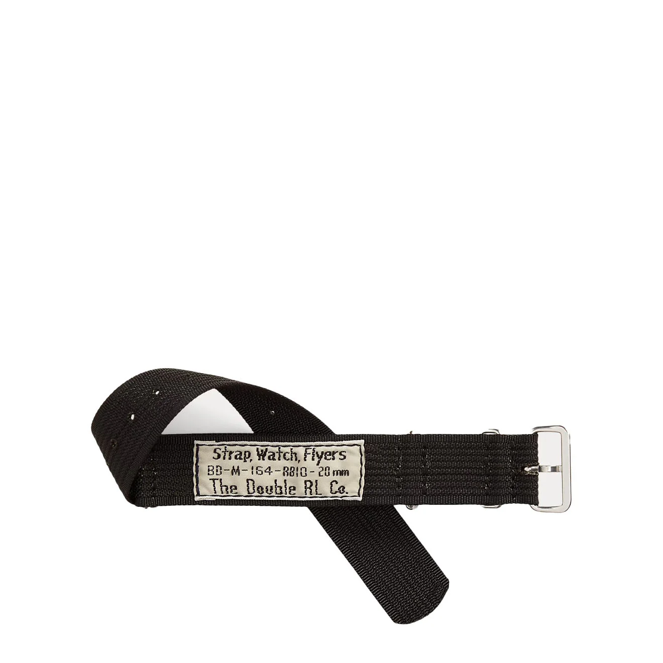 RRL By Ralph Lauren Nylon Wristwatch Strap Black - Image 2