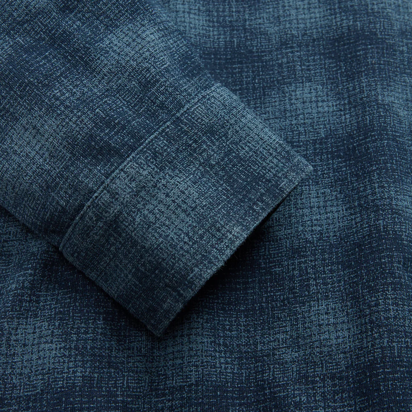 RRL by Ralph Lauren Plaid-Print Jersey Popover Workshirt Navy/Blue - Image 3