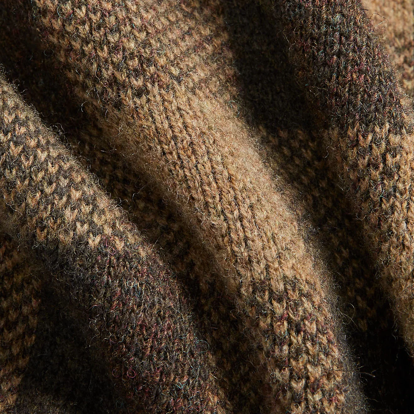 RRL by Ralph Lauren Plaid Wool Jumper Jacket Olive Multi - Image 3