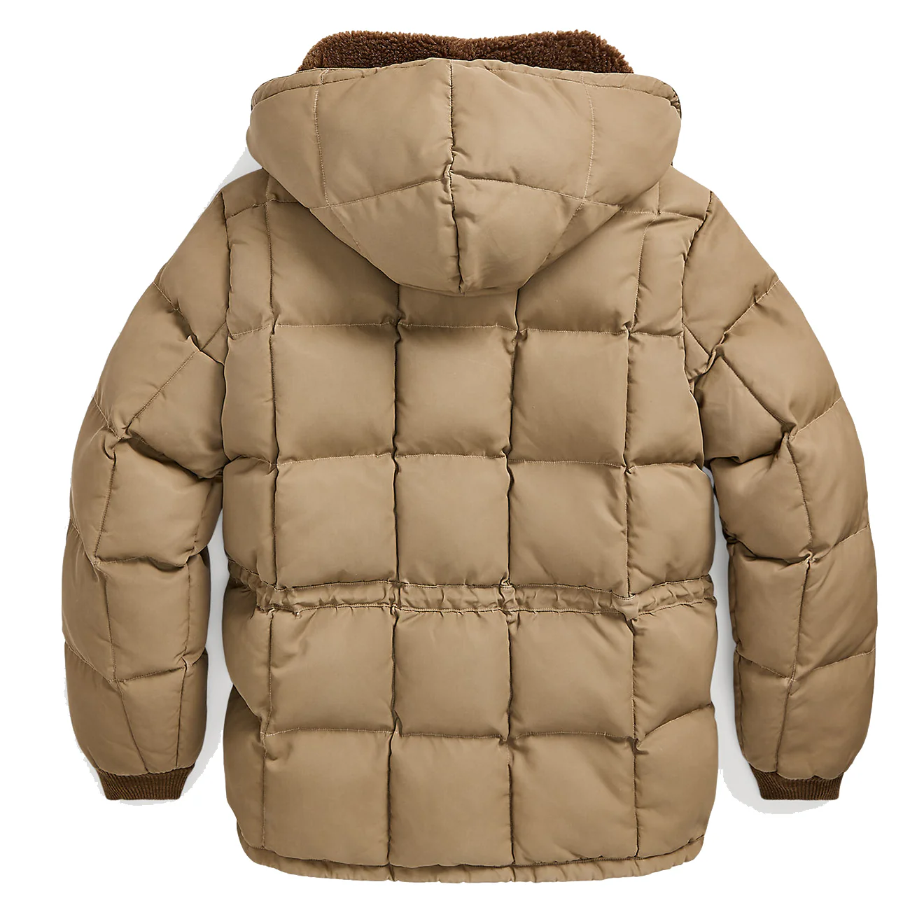 RRL by Ralph Lauren Quilted Hooded Jacket Vintage Khaki - Image 2