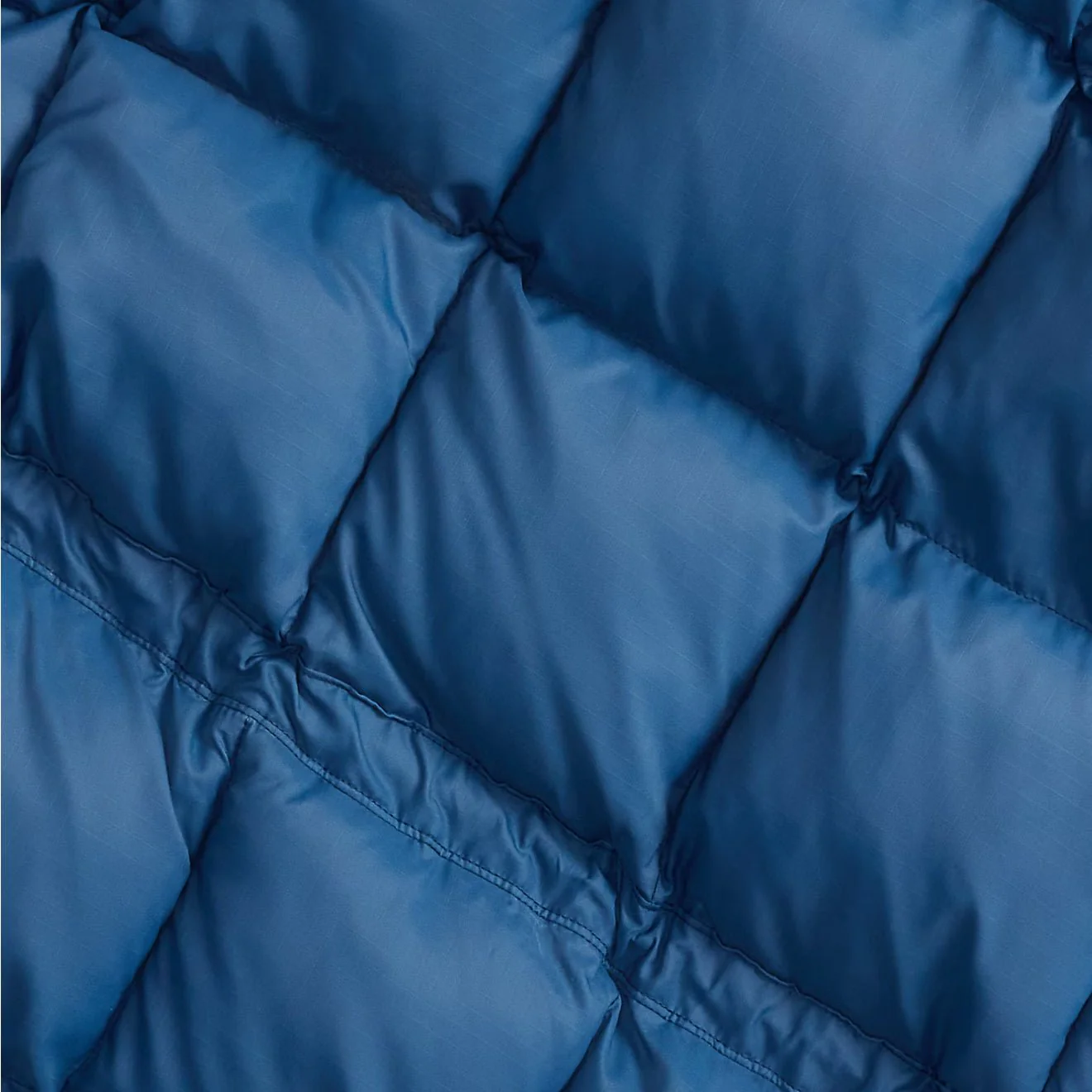 RRL By Ralph Lauren Quilted Ripstop Hooded Jacket Vintage Blue - Image 6