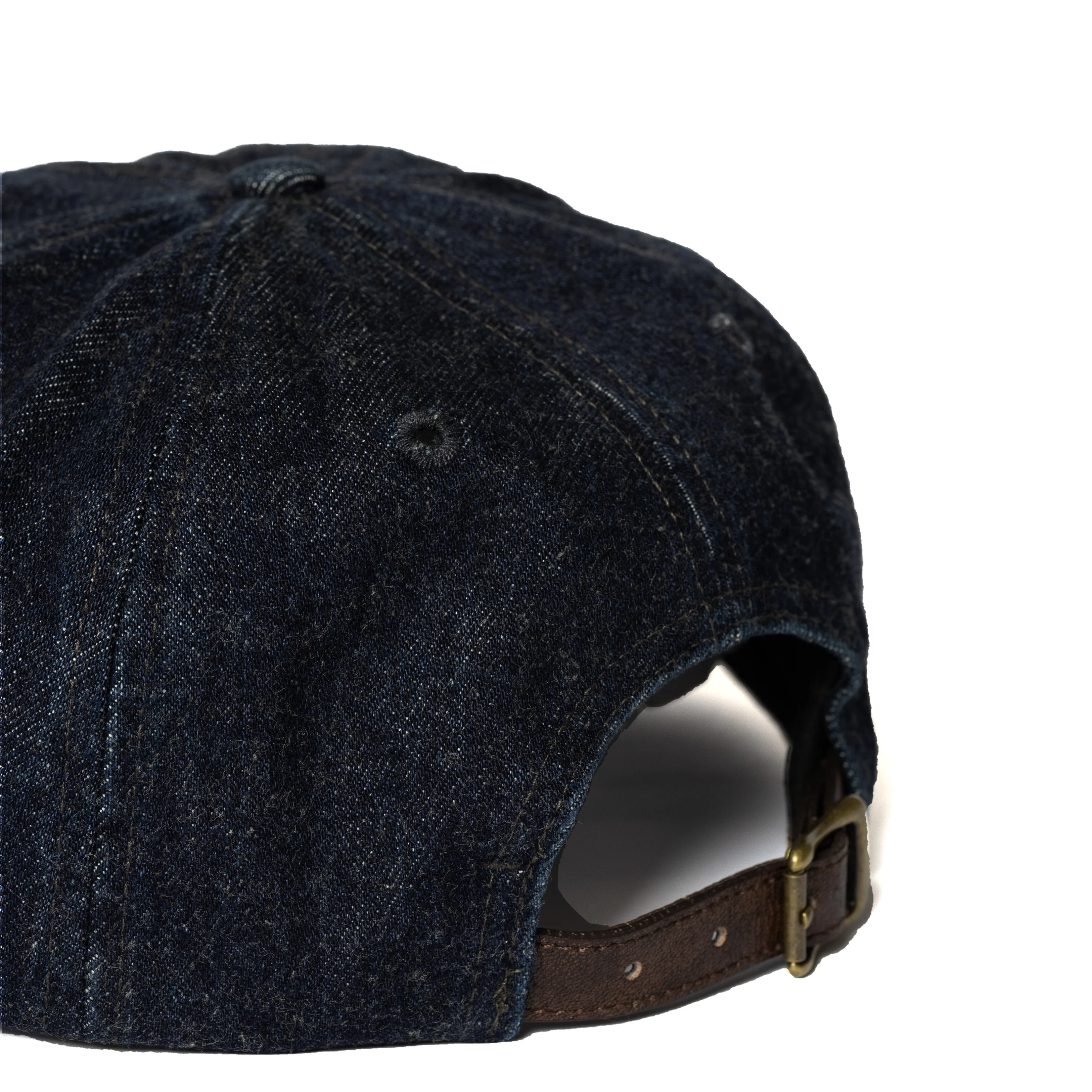 RRL By Ralph Lauren Ranch Logo Denim Ball Cap Rinse - Image 3