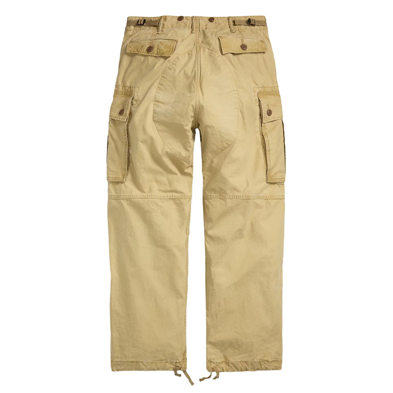 RRL By Ralph Lauren Ranger Poplin Cargo Trouser Faded Khaki - Image 2