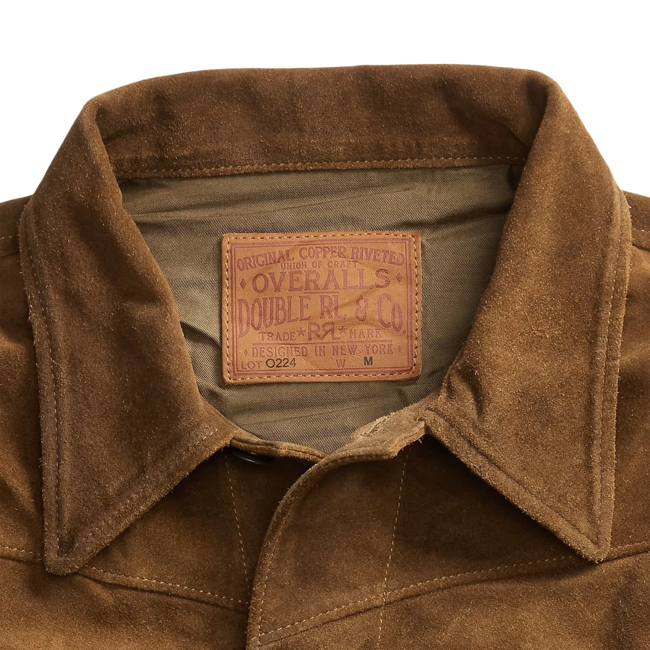 RRL By Ralph Lauren Roughout Suede Jacket Brown - Image 4