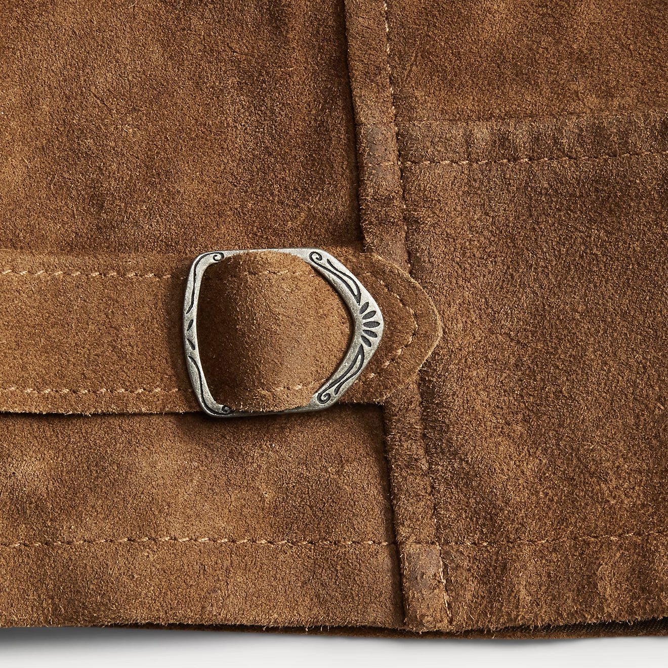 RRL By Ralph Lauren Roughout Suede Jacket Brown - Image 6