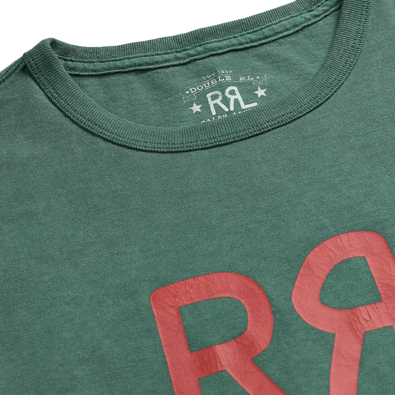 RRL by Ralph Lauren RRL Ranch Logo T-Shirt Pine Forest - Image 3