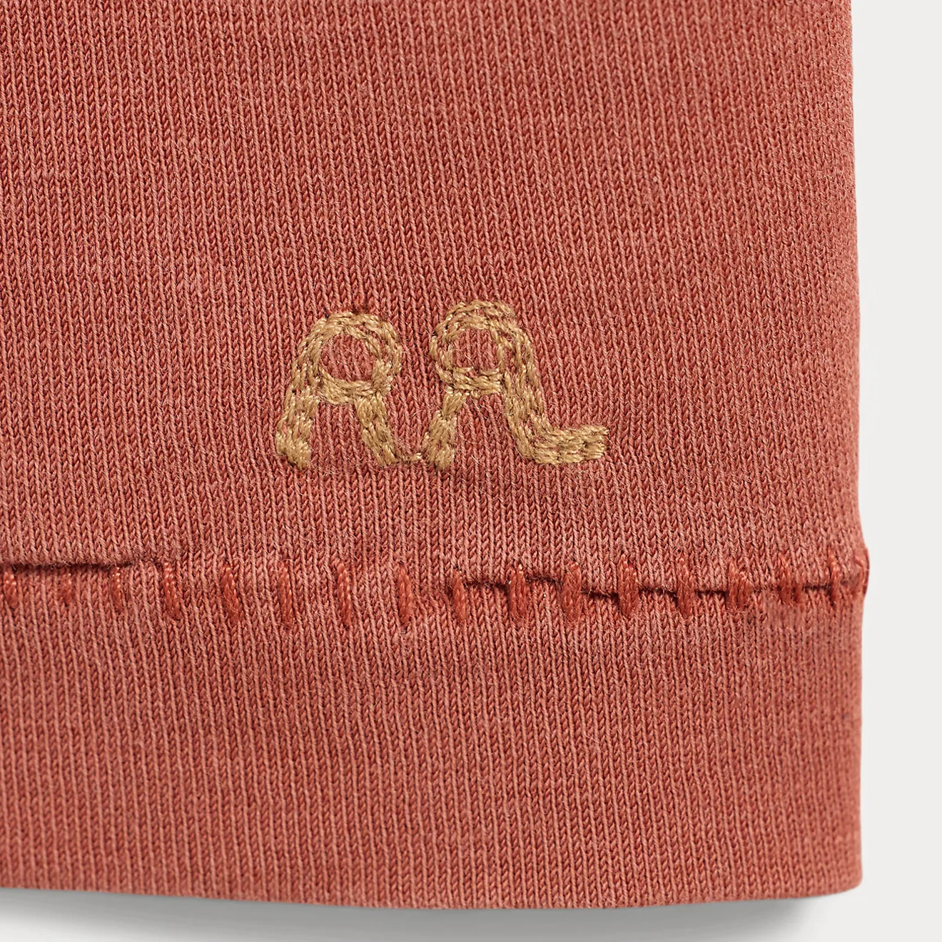 RRL By Ralph Lauren S/S Crewneck Short Sleeve T-Shirt Red - Image 3