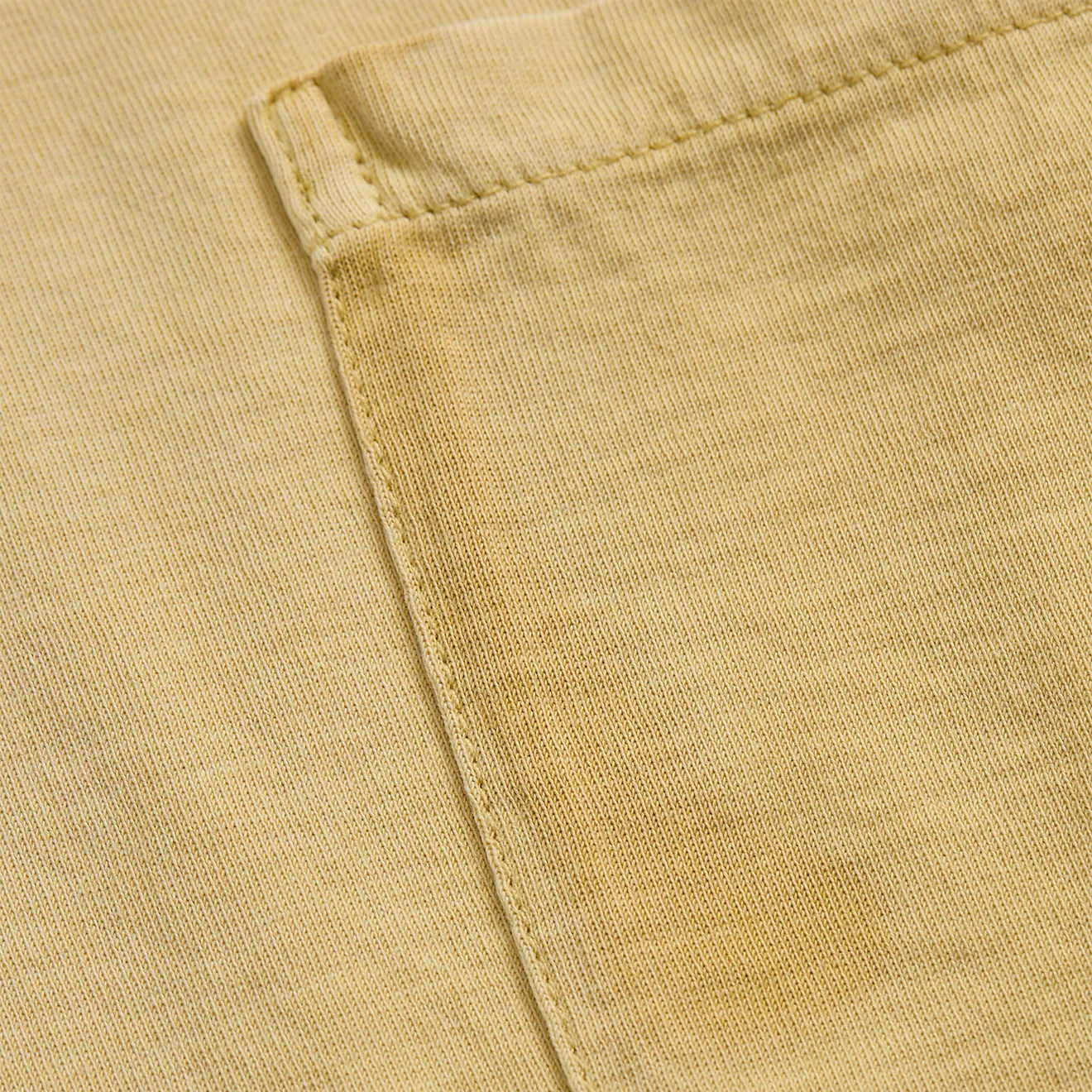 RRL By Ralph Lauren S/S Pocket Tee Short Sleeve T-Shirt Wicket Yellow - Image 3