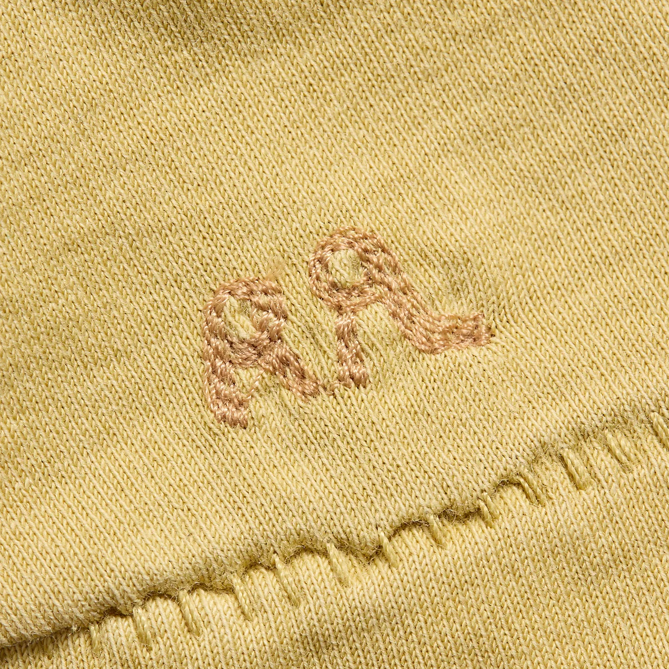 RRL By Ralph Lauren S/S Pocket Tee Short Sleeve T-Shirt Wicket Yellow - Image 4