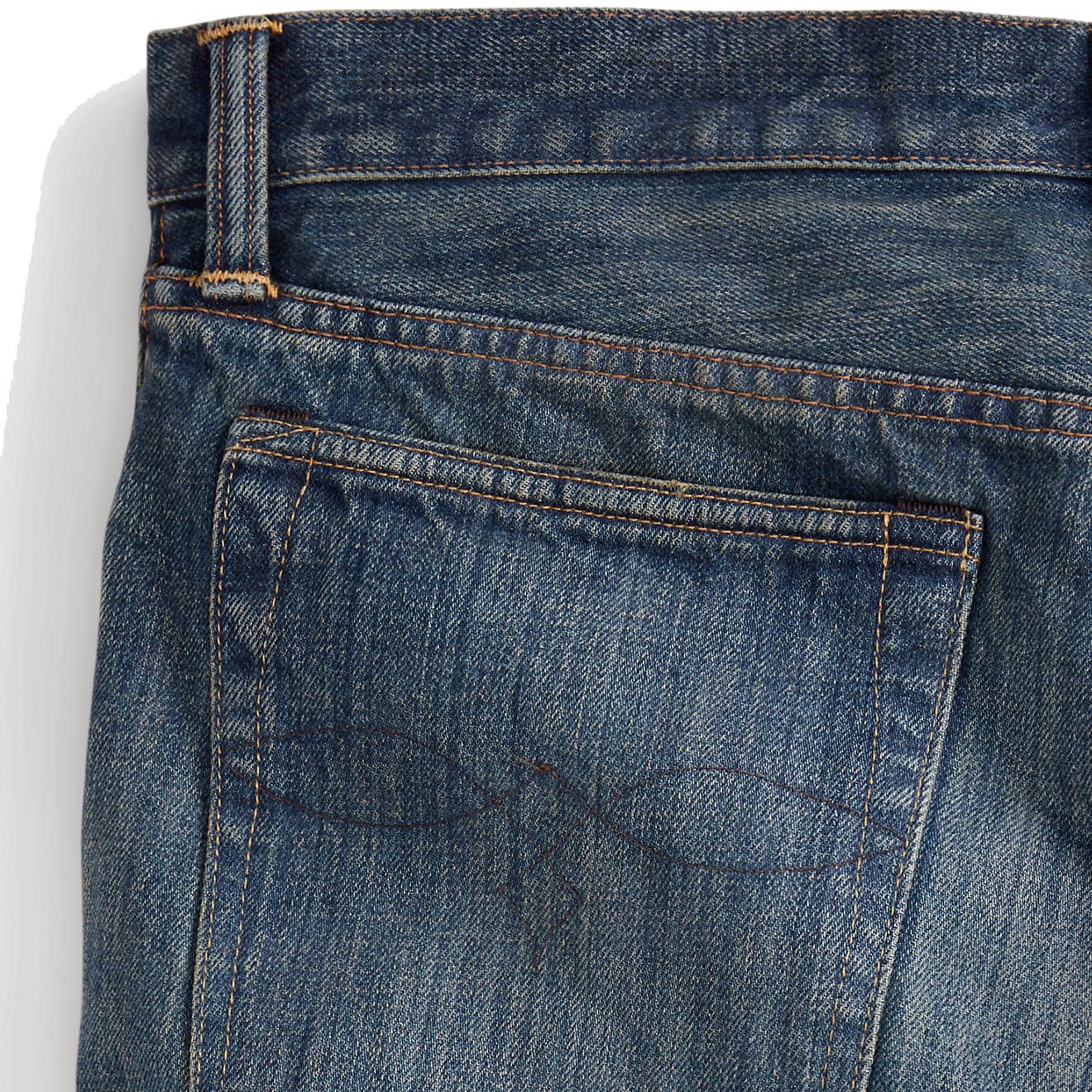 RRL by Ralph Lauren Slim Fit Belgrade Jean Belgrade Wash - Image 5