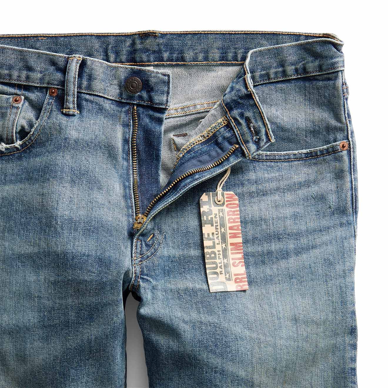 RRL by Ralph Lauren Slim Fit Jeans Eakins Wash - Image 4